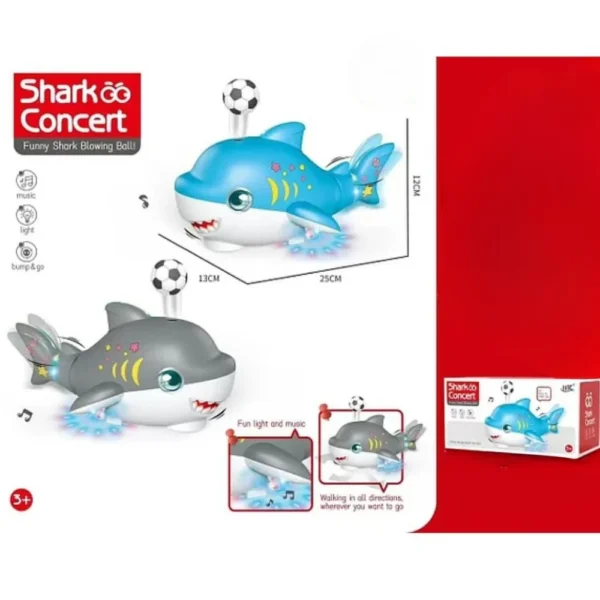 Shark Concert Funny Blowing Ball Toy for Kids (Random Color) - Image 4