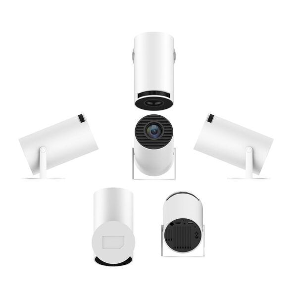 mart Projector for Home 4K Support, Native 720p HD Resolution, 2500 Lumen, Rotabable Design, Speaker, Android 11 with Built-in Apps (Netflix, Prime, YouTube) WiFi, 100''Max Display