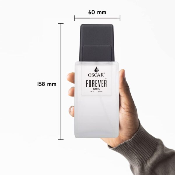 Oscar Forever Paris Black | Long Lasting Perfume for Men | Woody Aromatic Fragrance| Notes of Amber, White Musk | 100ml | Original Forever Paris Perfume - Image 7