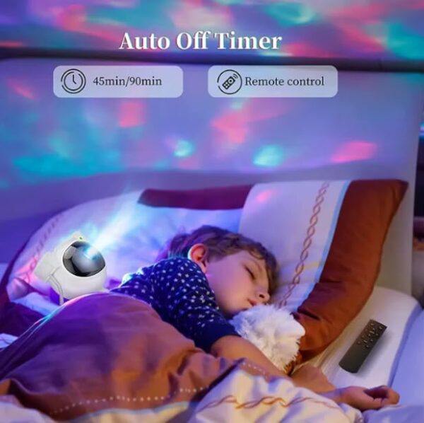Toy Imagine Astronaut Galaxy Projector Night Lamp for Kids Toys Nebula Light Colorful Projection Robot Birthday Gift for Kid Adults Baby - Image 2