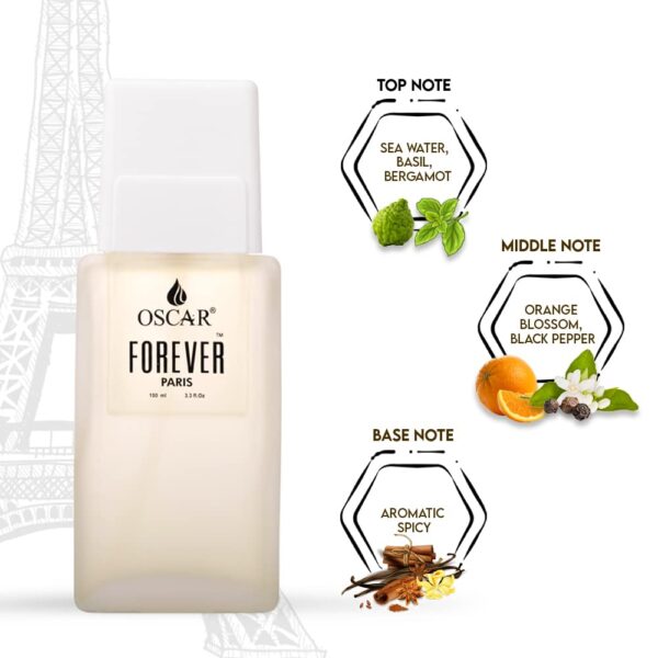 Oscar Forever White Eau de Perfume body Spray 100ml for Men - Image 3