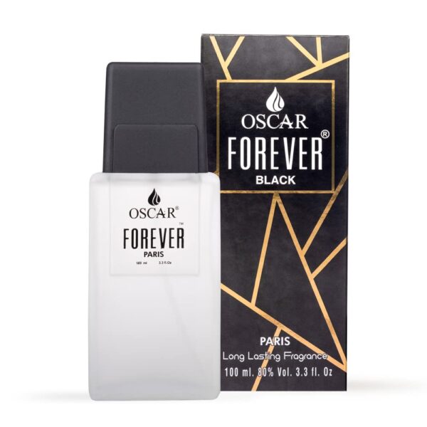 Oscar Forever Paris Black | Long Lasting Perfume for Men | Woody Aromatic Fragrance| Notes of Amber, White Musk | 100ml | Original Forever Paris Perfume - Image 8