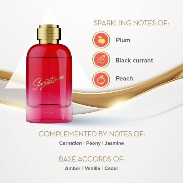 Signature Rizz Range - HOT Eau de Parfum - 100ML | Long Lasting Perfume for Women | Fruity & Floral Notes | Luxury Everyday Wear Fragrance Gift for Her | Suitable for Every Occasion - Image 5