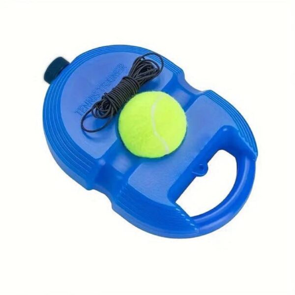 Storescent Tennis Trainer Rebound Ball with String Solo Tennis Trainer Set Self Tennis Practice Ball with String Cricket Trainer Rebound Ball with Rope Fill Sand or Water (Multicolor)
