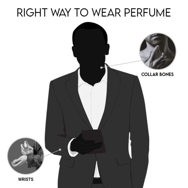 Oscar Forever Paris Black | Long Lasting Perfume for Men | Woody Aromatic Fragrance| Notes of Amber, White Musk | 100ml | Original Forever Paris Perfume - Image 4