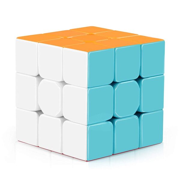 Storio Cubes 3X3 High Speed Sticker Less Magic Puzzle Cube Game Toy Pack of 2,Multicolor,for Kid - Image 2
