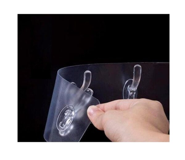 SPHINX Heavy Duty Adhesive Hooks, Damage-Free Wall Hooks, Waterproof Kitchen & Bathroom Hooks, Multipurpose Self-Adhesive Removable Hooks, Strong Sticky Hooks for Hanging (Hanger 6 Hooks, 2) - Image 2