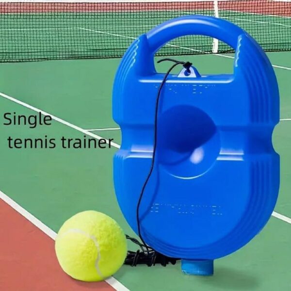 Storescent Tennis Trainer Rebound Ball with String Solo Tennis Trainer Set Self Tennis Practice Ball with String Cricket Trainer Rebound Ball with Rope Fill Sand or Water (Multicolor) - Image 5