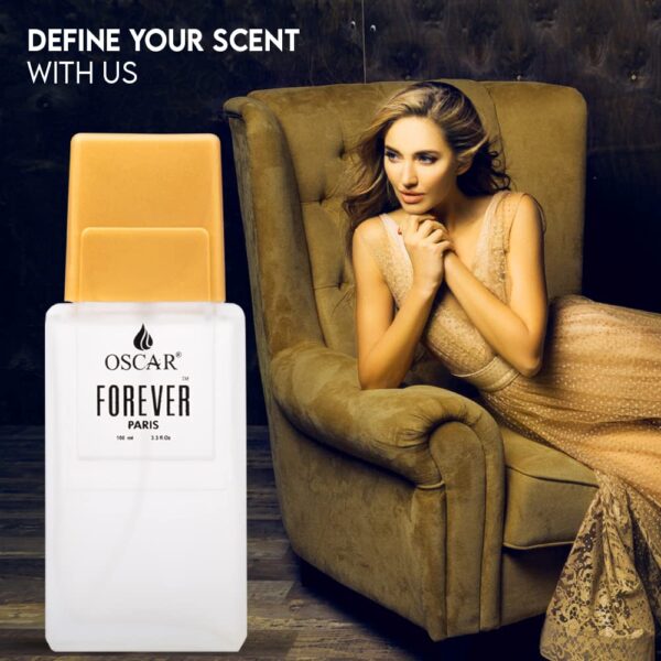 Oscar Forever Rose Gold | Aromatic Fougere Fragrance | Long Lasting Perfume For Women | 100ml - Image 4