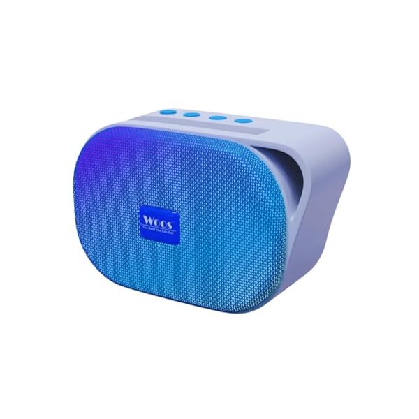 Woos StarBeat Bluetooth Speaker Fill Your Space with 10W Output, RGB LED, Mobile Holder, USB/TF Inputs - Musical Marvel for Elegance! - Image 6