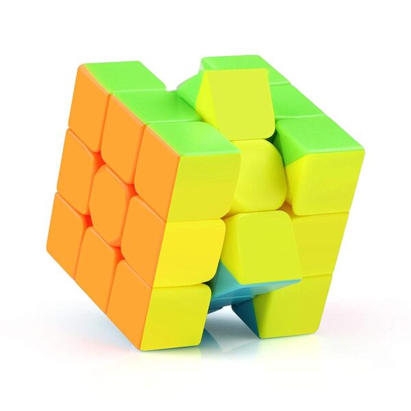 Storio Cubes 3X3 High Speed Sticker Less Magic Puzzle Cube Game Toy Pack of 2,Multicolor,for Kid - Image 7