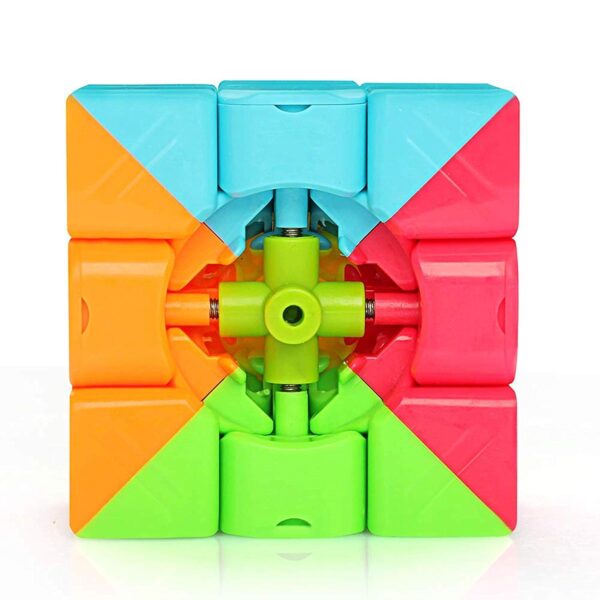 Storio Cubes 3X3 High Speed Sticker Less Magic Puzzle Cube Game Toy Pack of 2,Multicolor,for Kid - Image 5