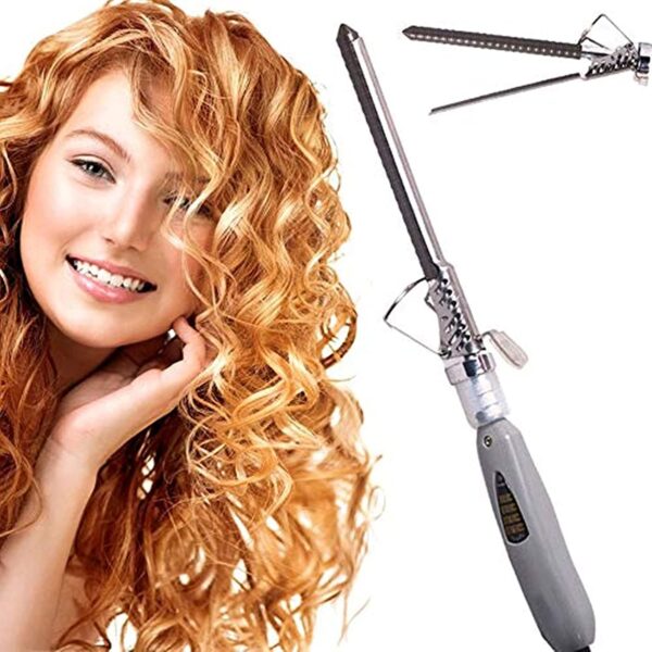 Veentus Professional Hair Curler Iron Rod Brush Styler for Women Professional Hair Curler Tong with Machine Stick and Rolle (Silver) - Image 3