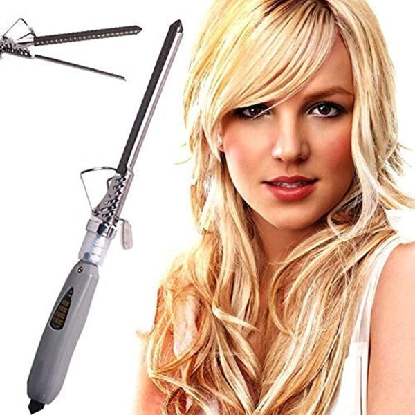 Veentus Professional Hair Curler Iron Rod Brush Styler for Women Professional Hair Curler Tong with Machine Stick and Rolle (Silver) - Image 2