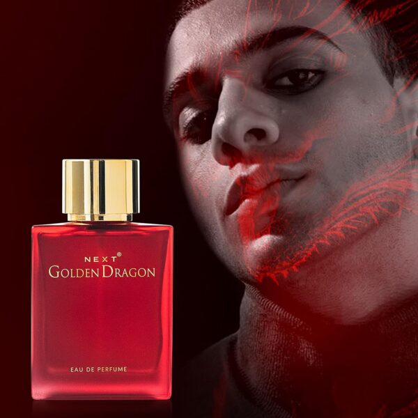 Next Care Premium Long Lasting Luxury 100ml perfume for Men & Women (Golden Dragon) - Image 3