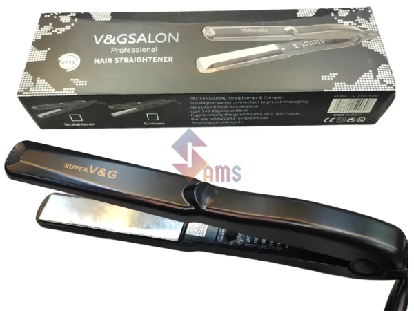 VG Salon Professional Hair Straightener V23 With Ionic Ozonic